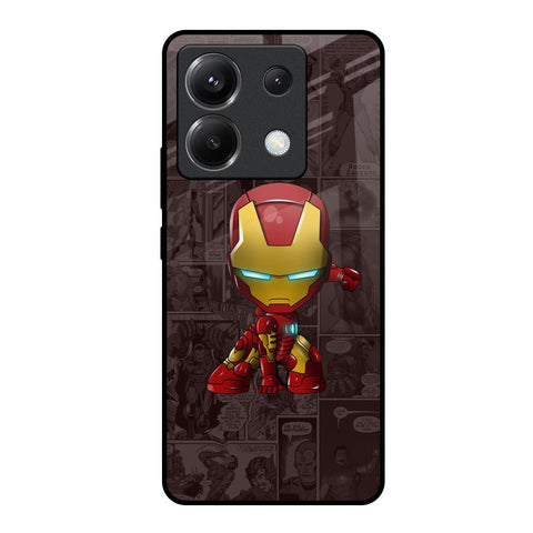 Angry Baby Super Hero Poco X6 5G Glass Back Cover Online