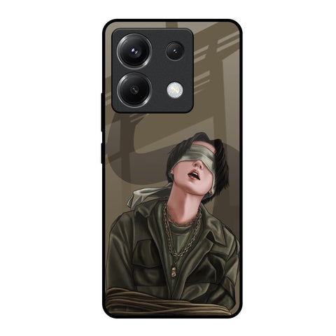 Blind Fold Poco X6 5G Glass Back Cover Online
