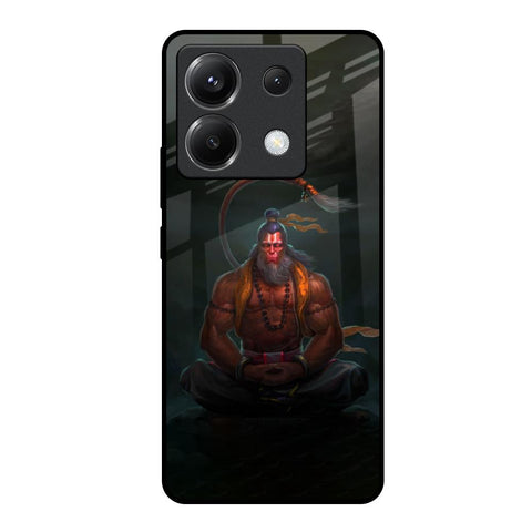Lord Hanuman Animated Poco X6 5G Glass Back Cover Online