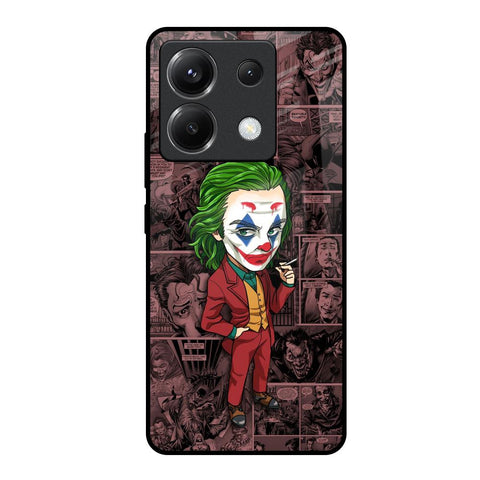 Joker Cartoon Poco X6 5G Glass Back Cover Online
