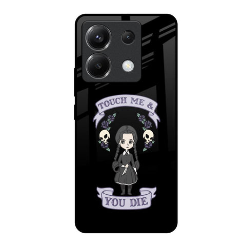 Touch Me & You Die Poco X6 5G Glass Back Cover Online