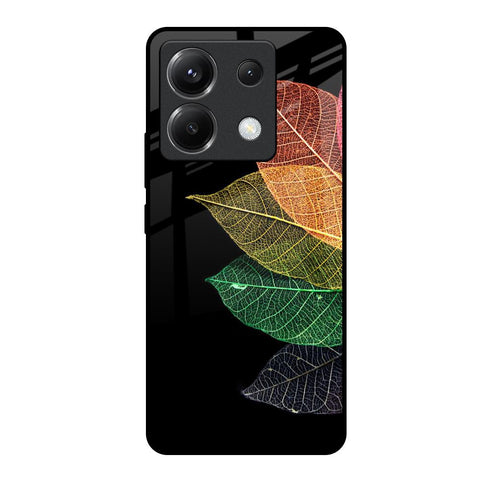 Colorful Leaves Poco X6 5G Glass Back Cover Online