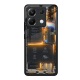 Glow Up Skeleton Poco X6 5G Glass Back Cover Online