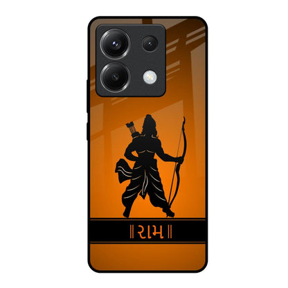 Halo Rama Poco X6 5G Glass Back Cover Online