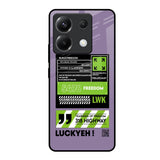 Run & Freedom Poco X6 5G Glass Back Cover Online