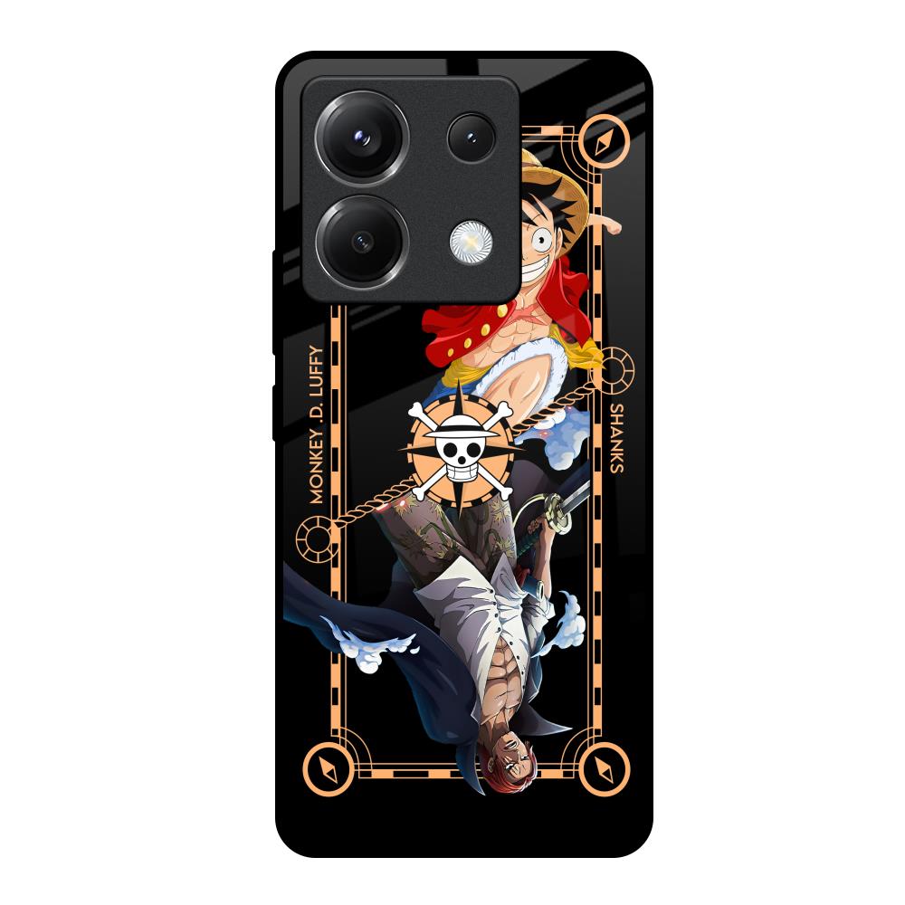 Shanks & Luffy Poco X6 5G Glass Back Cover Online