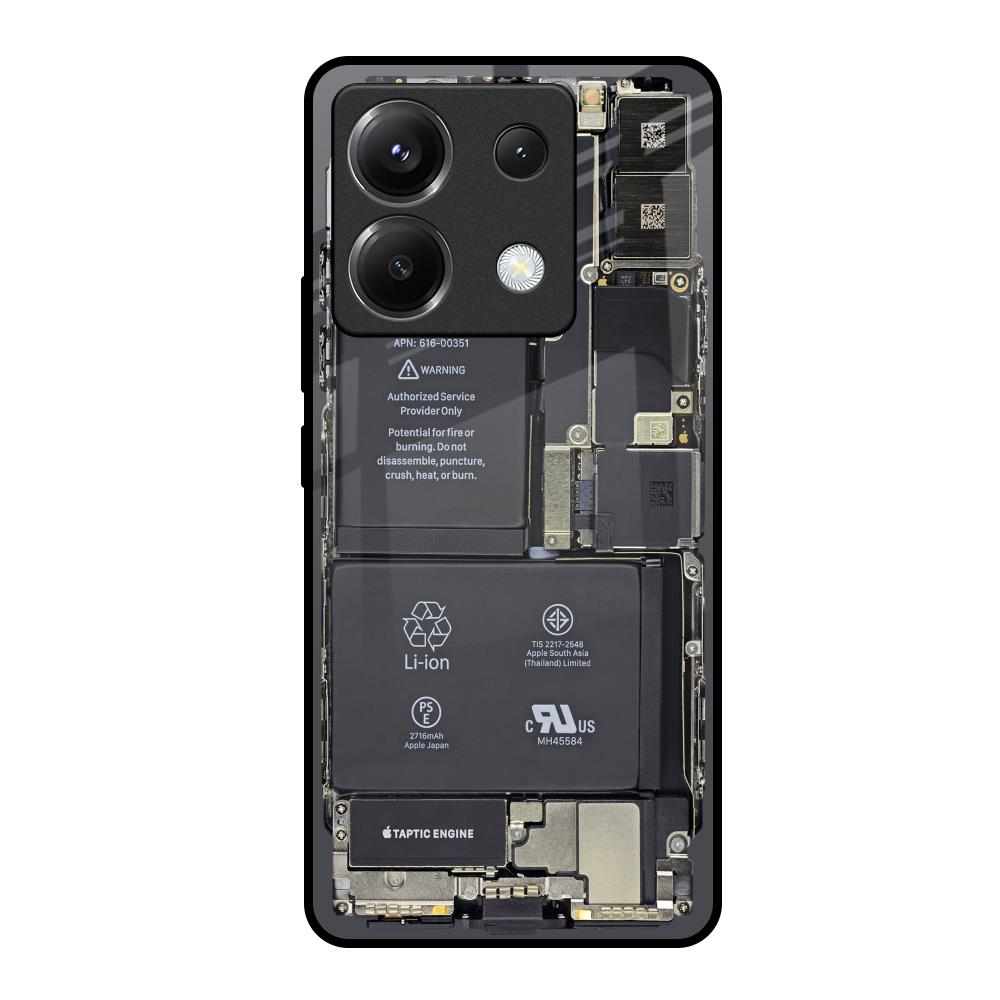 Skeleton Inside Poco X6 5G Glass Back Cover Online