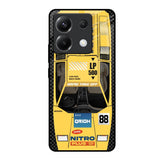 Yellow Racing Car Poco X6 5G Glass Back Cover Online
