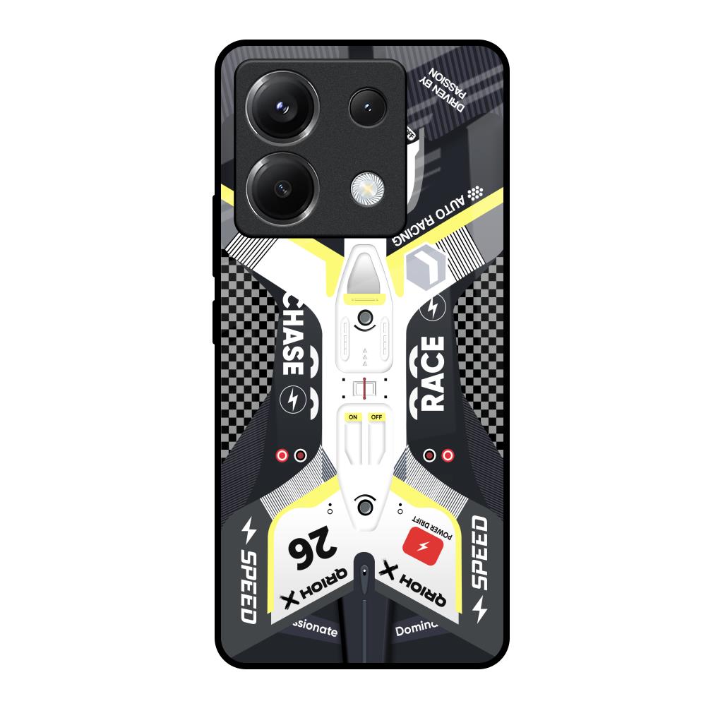 Car Enthusiast Poco X6 5G Glass Back Cover Online