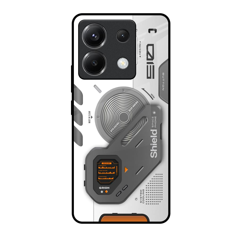 Liberty Cyber Poco X6 5G Glass Back Cover Online