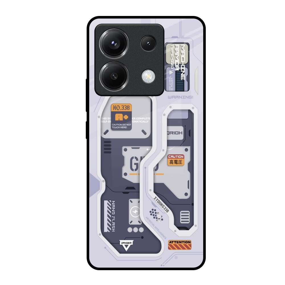 Tech Savvy Poco X6 5G Glass Back Cover Online