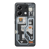 Retro Futuristic Poco X6 5G Glass Back Cover Online