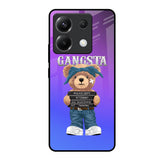 Gangsta Bear Poco X6 5G Glass Back Cover Online
