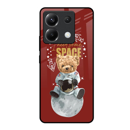 Astronaut Bear Poco X6 5G Glass Back Cover Online