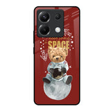 Astronaut Bear Poco X6 5G Glass Back Cover Online