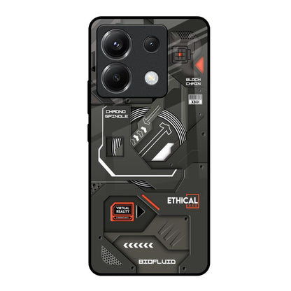 Tech Aesthetics Poco X6 5G Glass Back Cover Online
