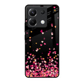 Heart Rain Fall Poco X6 5G Glass Back Cover Online