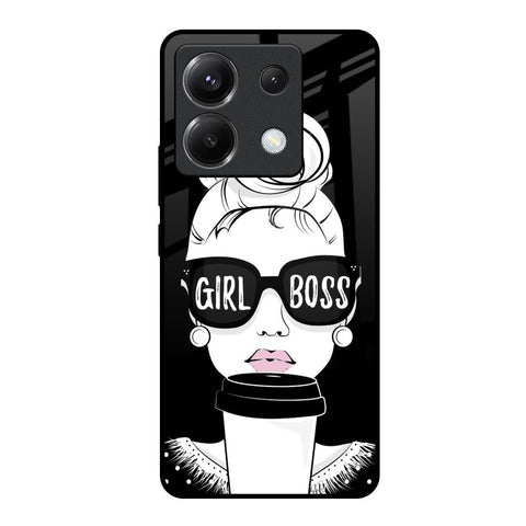 Girl Boss Poco X6 5G Glass Back Cover Online