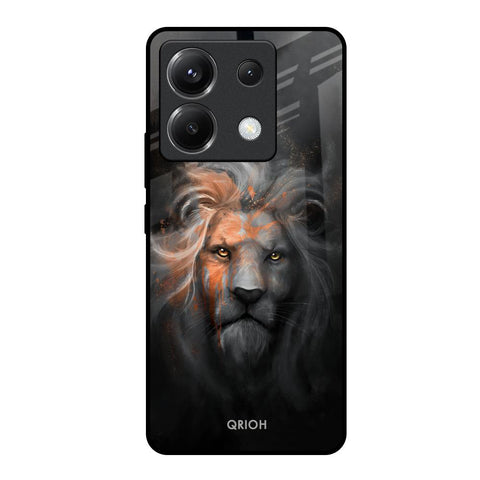 Devil Lion Poco X6 5G Glass Back Cover Online
