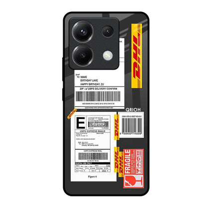 Cool Barcode Label Poco X6 5G Glass Back Cover Online