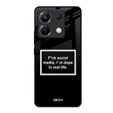Dope In Life Poco X6 5G Glass Back Cover Online