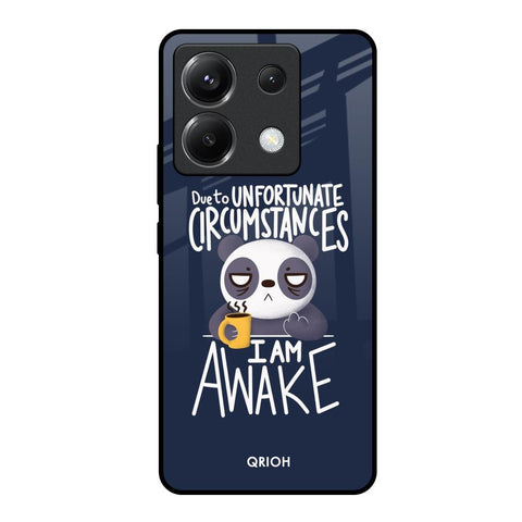Struggling Panda Poco X6 5G Glass Back Cover Online
