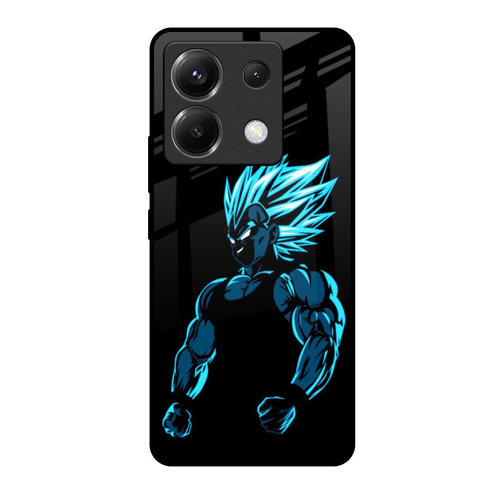 Pumped Up Anime Poco X6 5G Glass Back Cover Online
