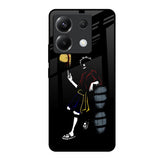Luffy Line Art Poco X6 5G Glass Back Cover Online