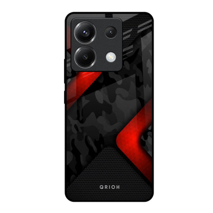 Modern Camo Abstract Poco X6 5G Glass Back Cover Online