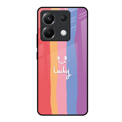 Lucky Abstract Poco X6 5G Glass Back Cover Online
