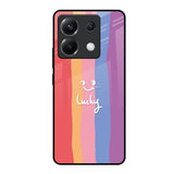 Lucky Abstract Poco X6 5G Glass Back Cover Online