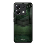 Green Leather Poco X6 5G Glass Back Cover Online