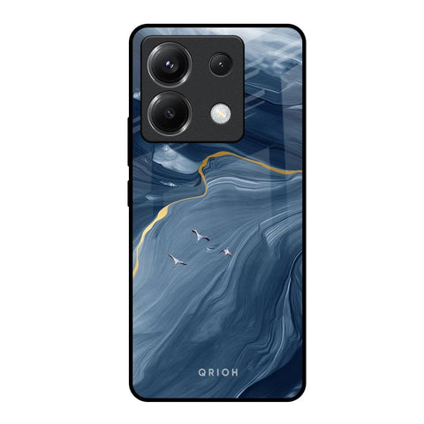 Deep Ocean Marble Poco X6 5G Glass Back Cover Online