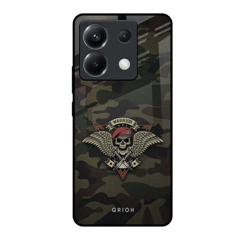 Army Warrior Poco X6 5G Glass Back Cover Online