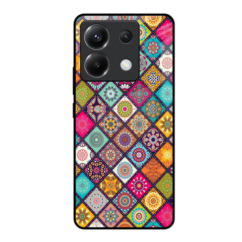 Multicolor Mandala Poco X6 5G Glass Back Cover Online