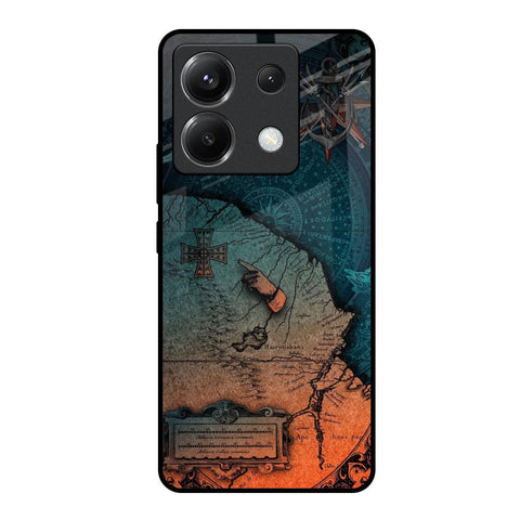 Geographical Map Poco X6 5G Glass Back Cover Online