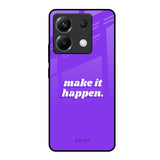 Make it Happen Poco X6 5G Glass Back Cover Online