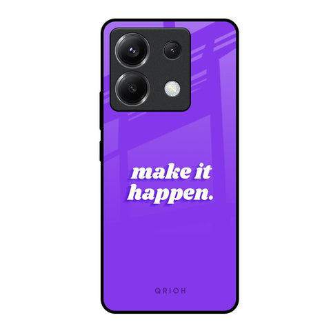 Make it Happen Poco X6 5G Glass Back Cover Online