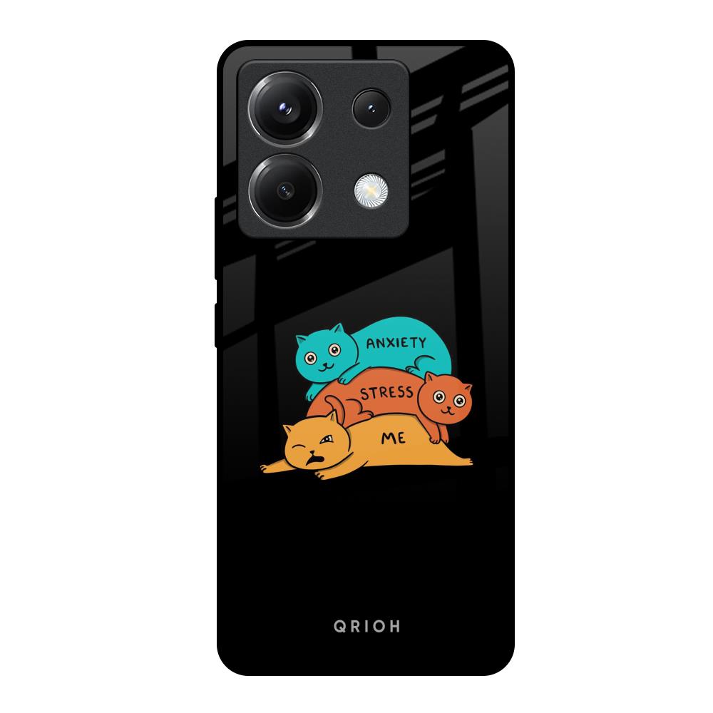 Anxiety Stress Poco X6 5G Glass Back Cover Online