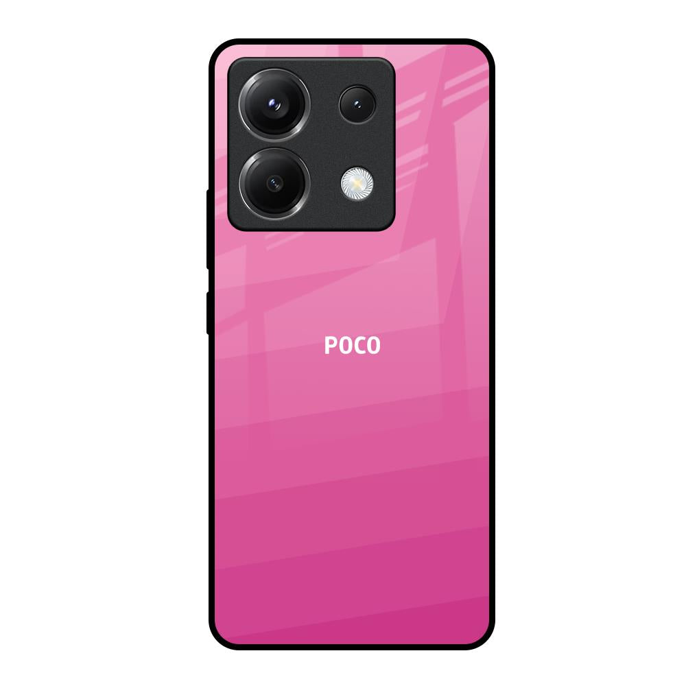 Pink Ribbon Caddy Poco X6 5G Glass Back Cover Online