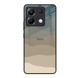Abstract Mountain Pattern Poco X6 5G Glass Back Cover Online