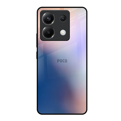 Blue Mauve Gradient Poco X6 5G Glass Back Cover Online