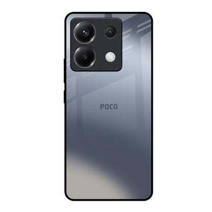 Space Grey Gradient Poco X6 5G Glass Back Cover Online