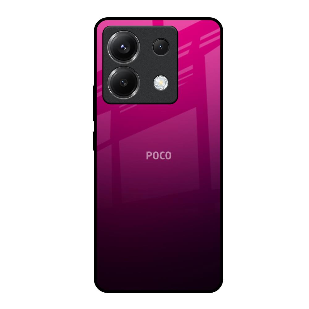 Purple Ombre Pattern Poco X6 5G Glass Back Cover Online