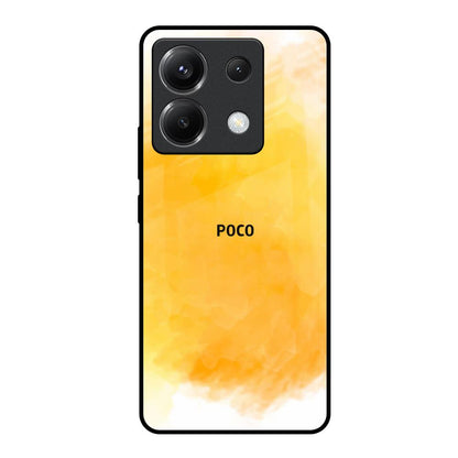 Rustic Orange Poco X6 5G Glass Back Cover Online