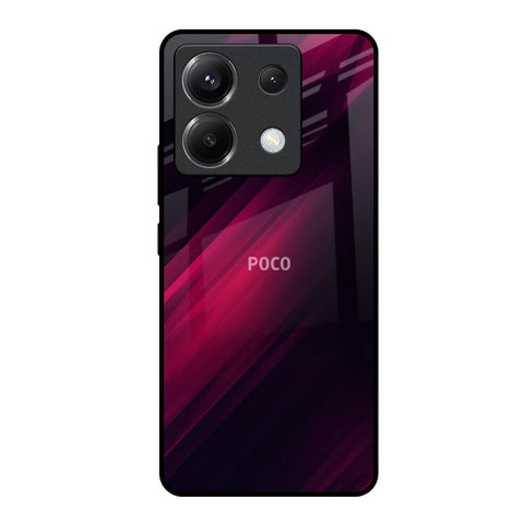 Razor Black Poco X6 5G Glass Back Cover Online