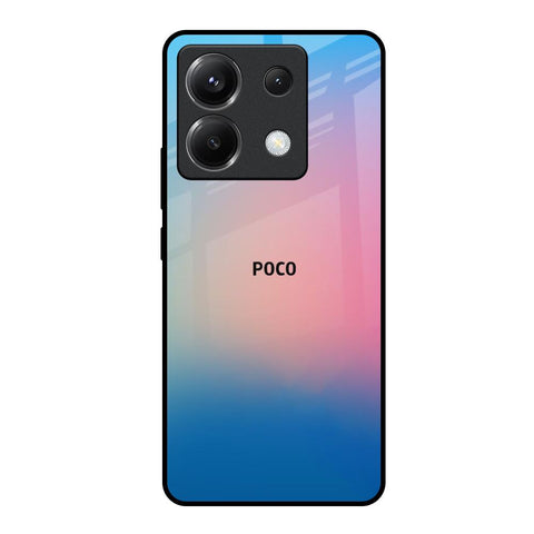 Blue & Pink Ombre Poco X6 5G Glass Back Cover Online