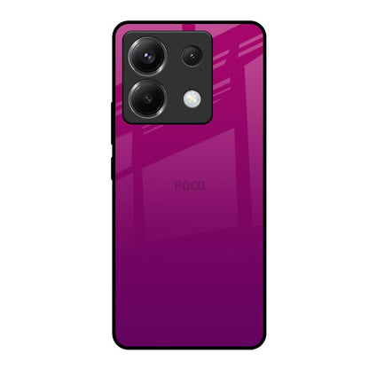 Magenta Gradient Poco X6 5G Glass Back Cover Online