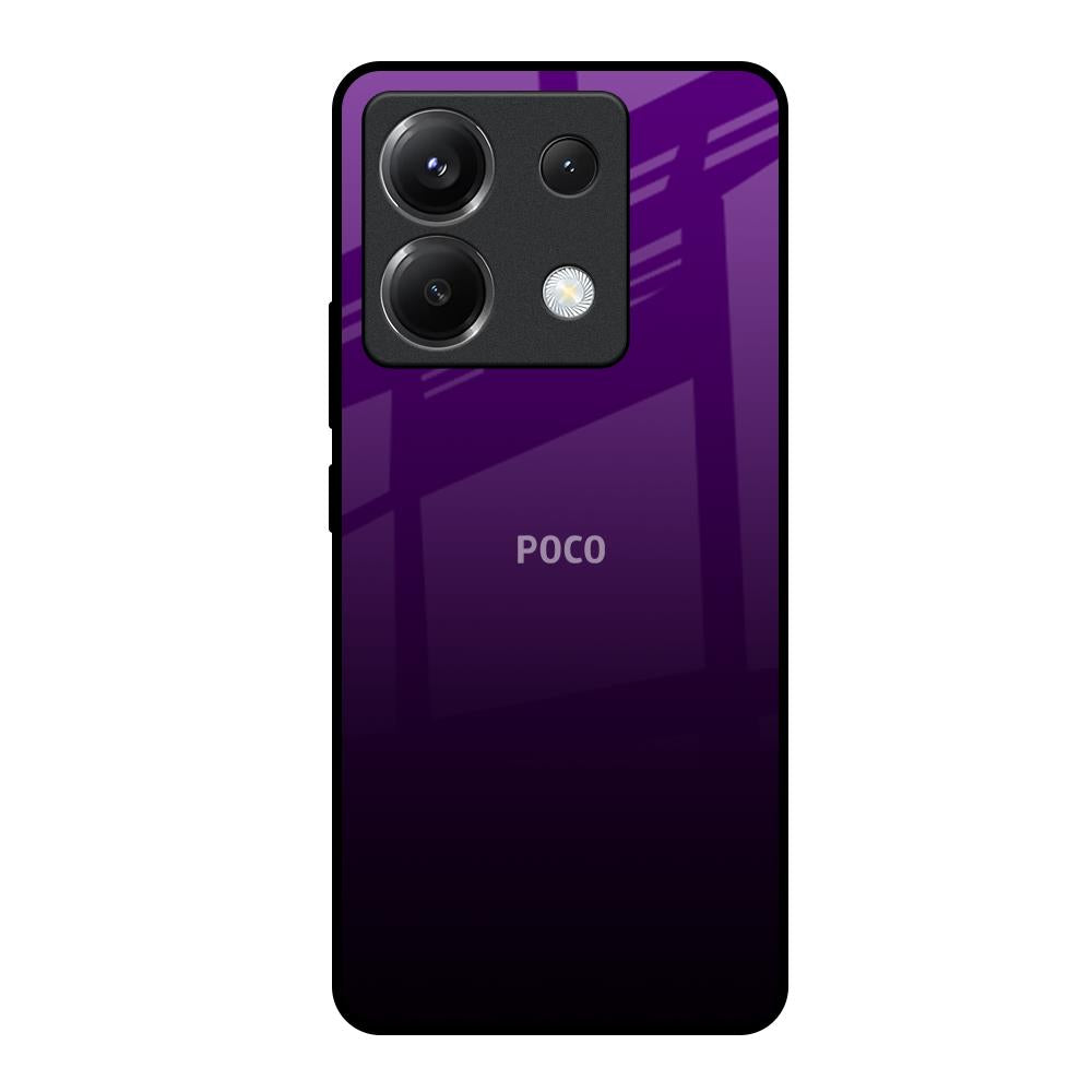 Harbor Royal Blue Poco X6 5G Glass Back Cover Online