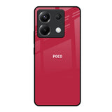 Solo Maroon Poco X6 5G Glass Back Cover Online